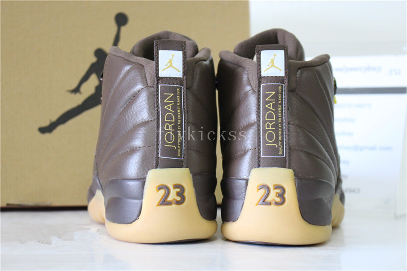 Authentic Air Jordan 12 Chocalate Brown